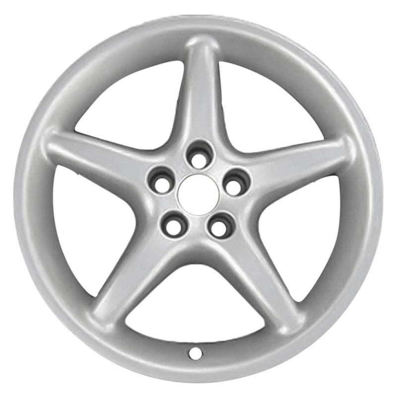 2001 Ferrari 550 Rueda 18" Plata Aluminio 5 Lug W98505S-2