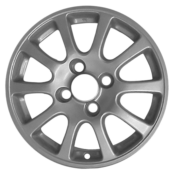 2003 Honda Civic Wheel 14" Silver Aluminum 4 Lug W98646S-1