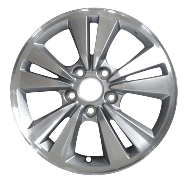 2010 Honda Accord Wheel 16" Machined Silver Aluminum 5 Lug W98648MS-1