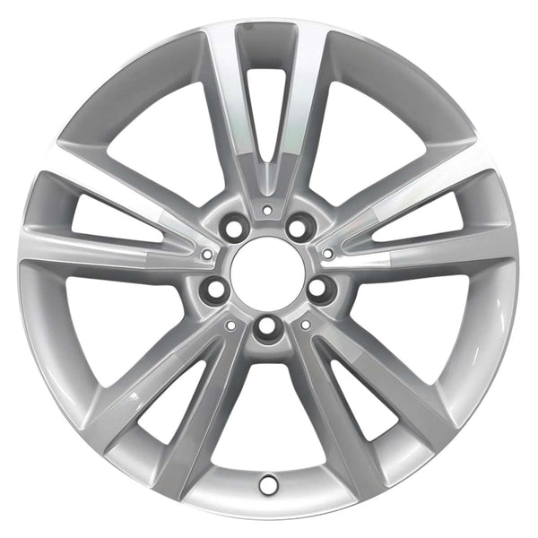 2012 Mercedes E350 Wheel 18" Machined Silver Aluminum 5 Lug W98656MS-3