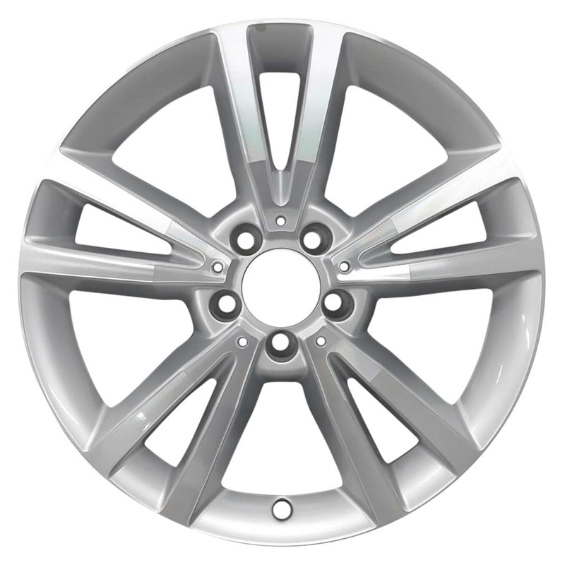 2010 Mercedes E550 Wheel 18" Machined Silver Aluminum 5 Lug W98656MS-4