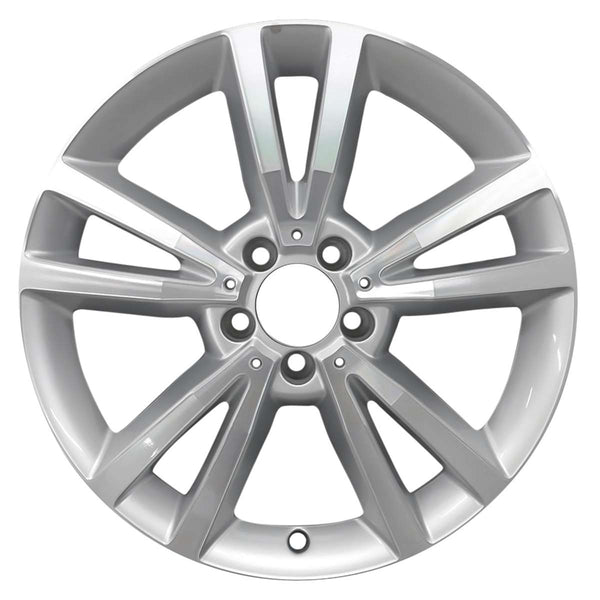 2011 Mercedes E550 Wheel 18" Machined Silver Aluminum 5 Lug W98657MS-5