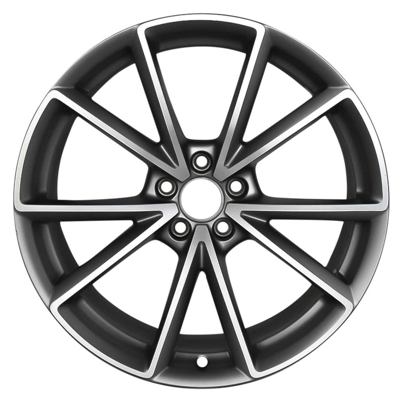 2013 Audi RS5 Wheel 20" Machined Charcoal Aluminum 5 Lug W98666MC-1