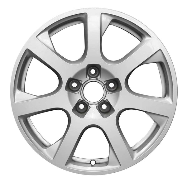 2011 Audi Q5 Rueda 17" Plata Aluminio 5 Lug W98675S-3