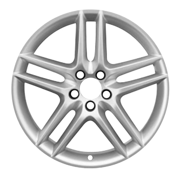 2011 Audi A6 Wheel 19" Silver Aluminum 5 Lug W98682S-5