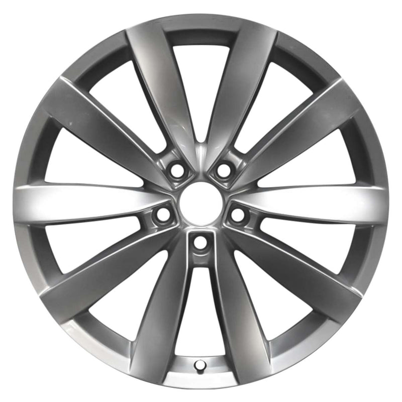 2010 Volkswagen Passat Rueda 19" Hyper Aluminio 5 Lug W98759H-2