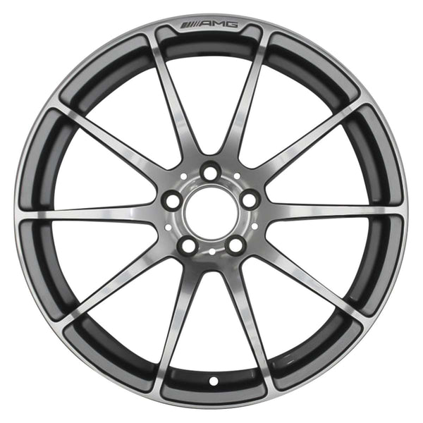 2011 Mercedes C63 Wheel 19" Polished Charcoal Aluminum 5 Lug W98812PC-1