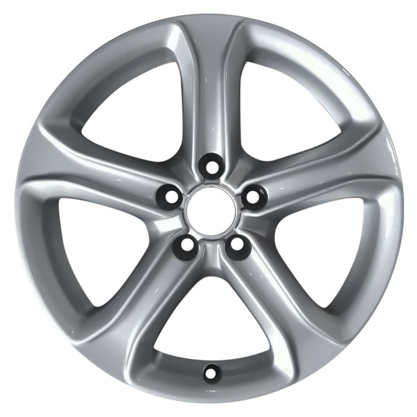 2013 Audi A4 Rueda 17" Plata Aluminio 5 Lug W98901S-1