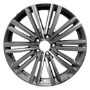 2014 Volkswagen Passat Rueda 19" Aluminio Carbón Maquinado 5 Lug W98906MC-1