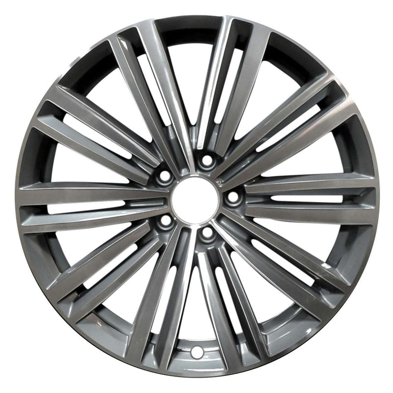 2014 Volkswagen Passat Wheel 19" Machined Charcoal Aluminum 5 Lug W98906MC-1