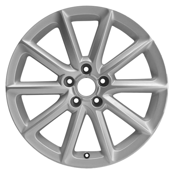 2011 Audi TT Wheel 18" Silver Aluminum 5 Lug W98951S-1