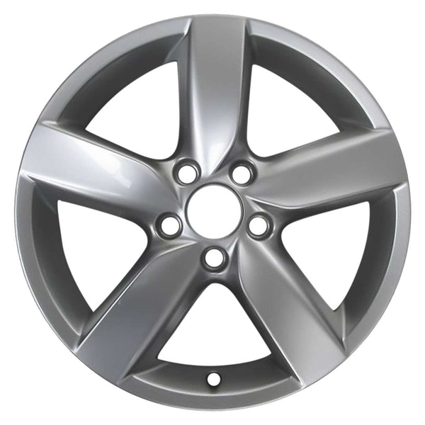 2013 Volkswagen Golf Wheel 17" Hyper Aluminio 5 Lug W98969H-2