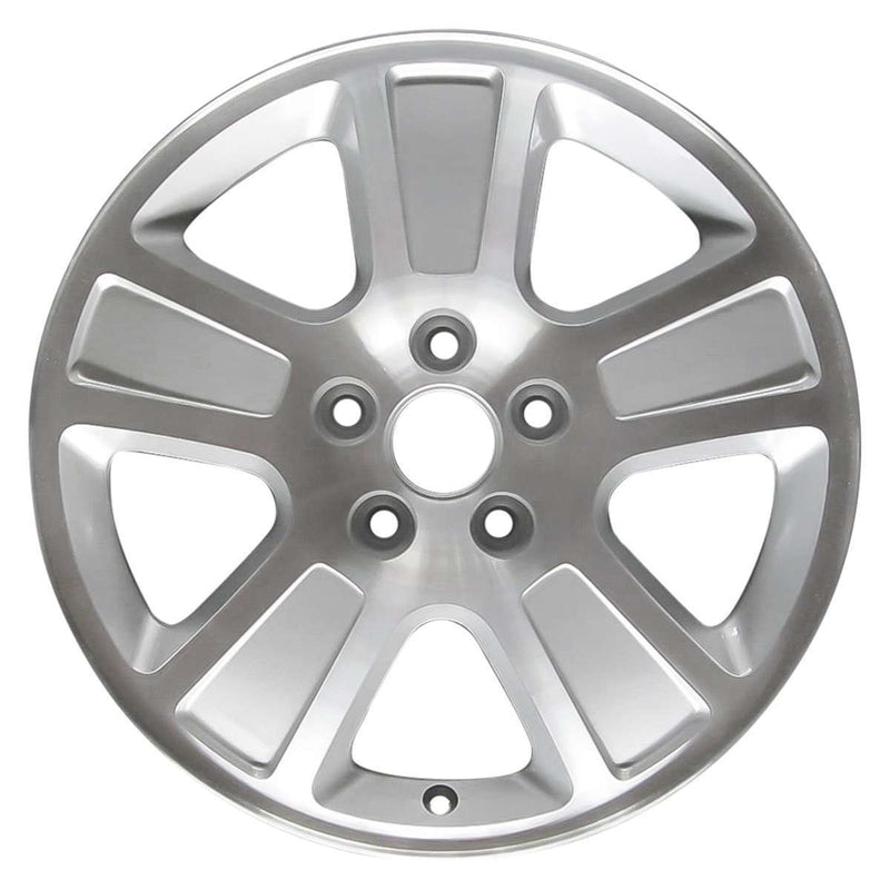 2008 Ford Crown Wheel 17" Aluminio plateado mecanizado 5 lengüetas W99170MS-6