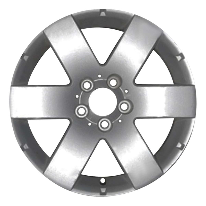 2005 Kia Optima Wheel 17" Silver Aluminum 5 Lug W99302S-1