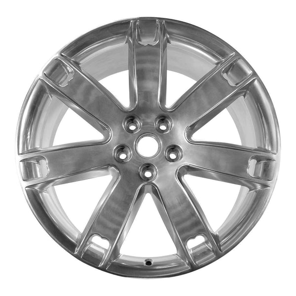 2007 Maserati Quattroporte Wheel 20" Polished Aluminum 5 Lug W99477P-3