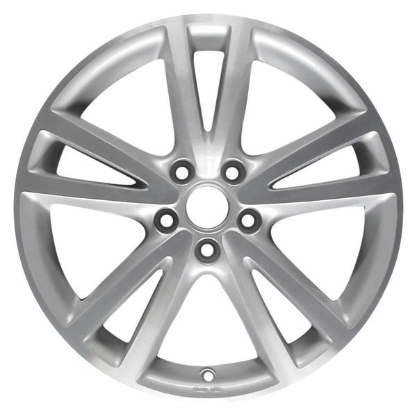 2007 Volkswagen Jetta Wheel 18" Machined Silver Aluminum 5 Lug W99697MS-2