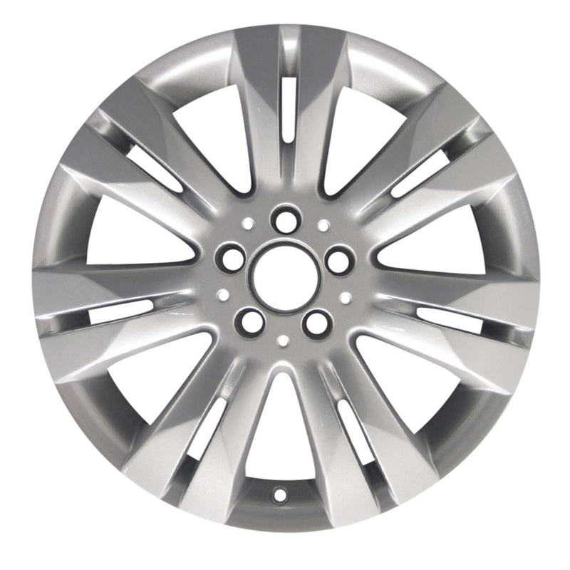 2009 Mercedes S550 Rueda 18" Plata Aluminio 5 Lug W99715S-1