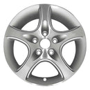 2009 Toyota Camry Rueda 16" Aluminio plateado mecanizado 5 lengüetas W99742MS-3