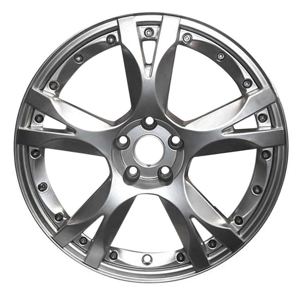 2008 Lamborghini Gallardo Wheel 19" Hyper Aluminum 5 Lug W99754H-1