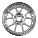 2002 Saab 9 Wheel 17" Silver with Sanded Flange Aluminum 5 Lug W99755S-2