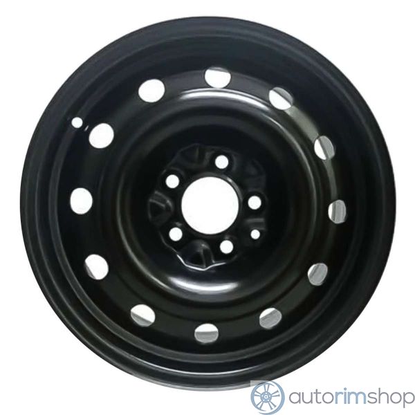 2007 dodge grand wheel 16 black steel 5 lug rw2153b 8