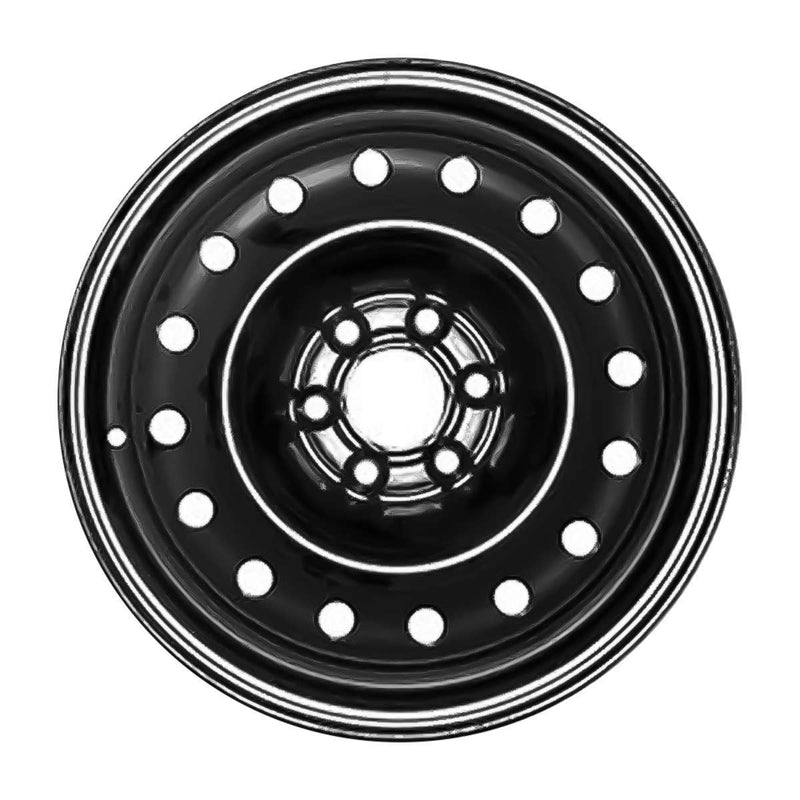 2003 dodge dakota wheel 16 black steel 6 lug rw2190b 1