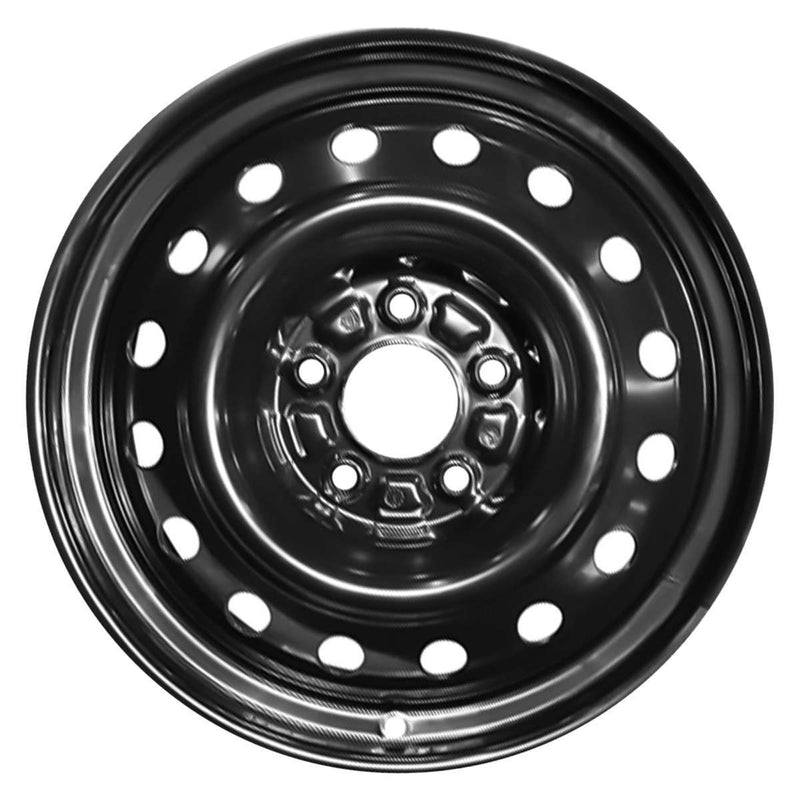 2009 jeep compass wheel 16 black steel 5 lug rw2283ab 6