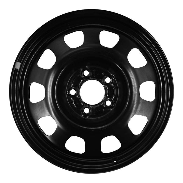 2008 dodge caliber wheel 17 black steel 5 lug rw2288b 2