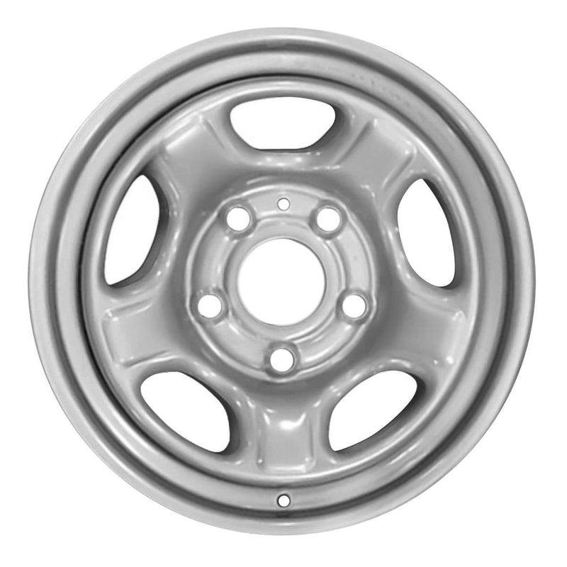 2007 dodge nitro wheel 16 silver steel 5 lug w2313s 1