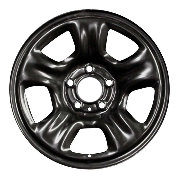 2010 dodge nitro wheel 16 black steel 5 lug w2368b 5