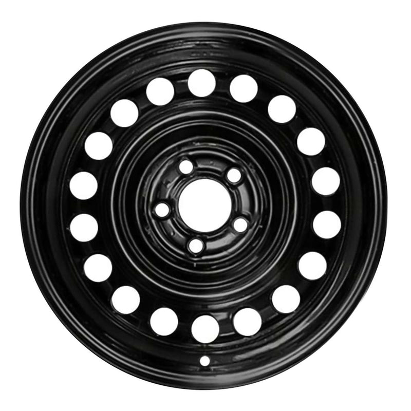 2009 dodge nitro wheel 17 black steel 5 lug w2379b 3