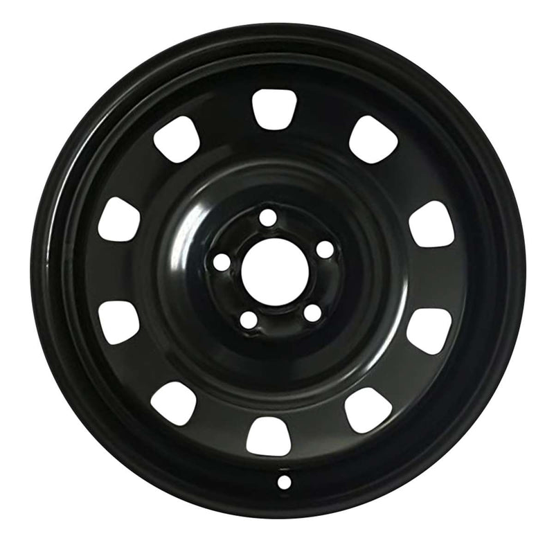 2013 dodge dart wheel 16 black steel 5 lug w2443b 1