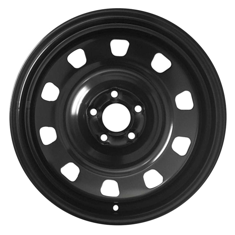 2014 dodge dart wheel 17 black steel 5 lug w2444b 2