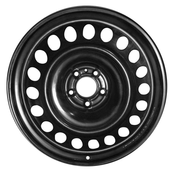 2011 dodge nitro wheel 20 black steel 5 lug w2491b 6