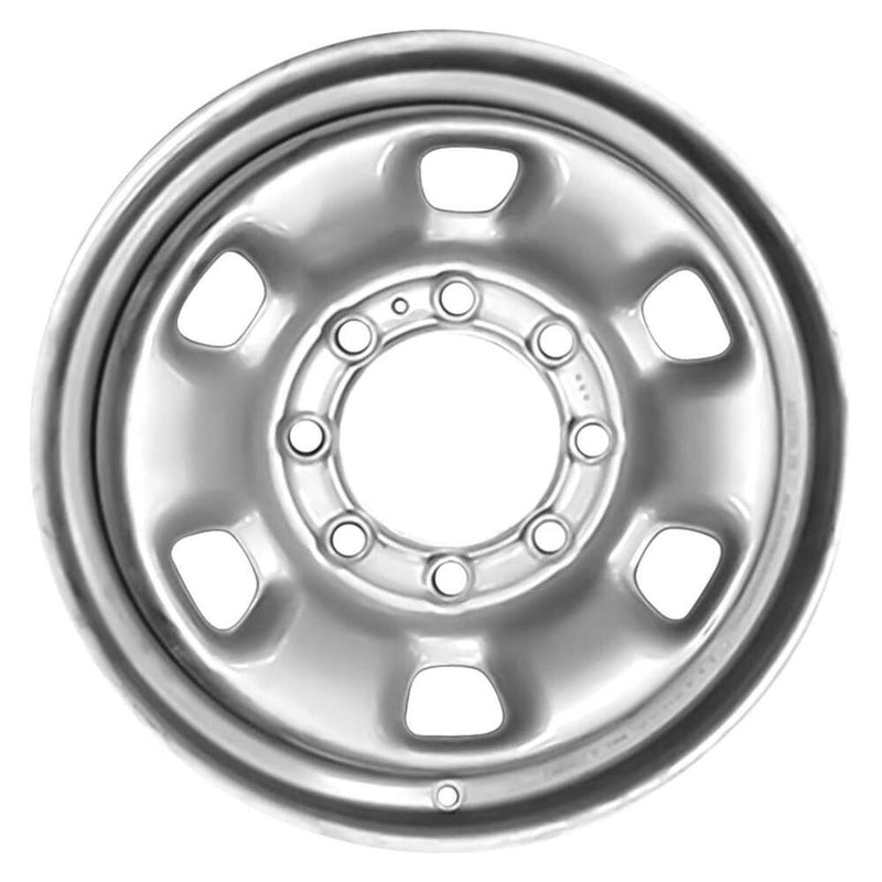 2015 dodge ram wheel 17 silver steel 8 lug w2497s 2