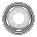 2002 ford f 550 wheel 19 5 silver steel 8 lug rw3342s 9