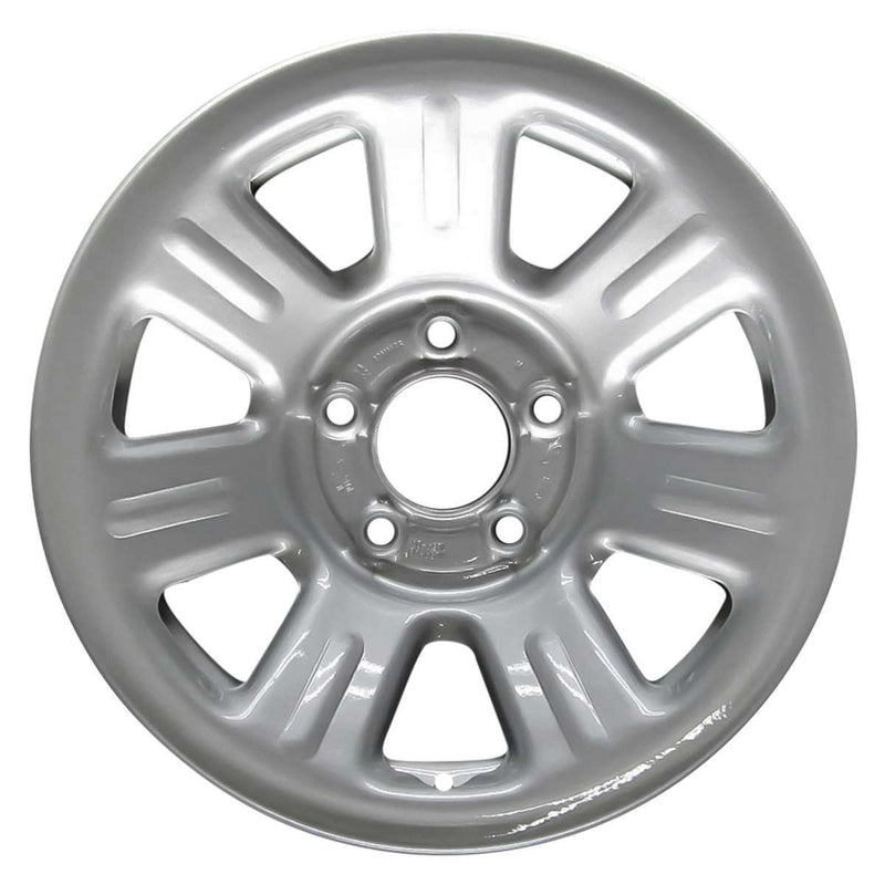 2002 mazda b2300 wheel 15 silver steel 5 lug w3404s 2