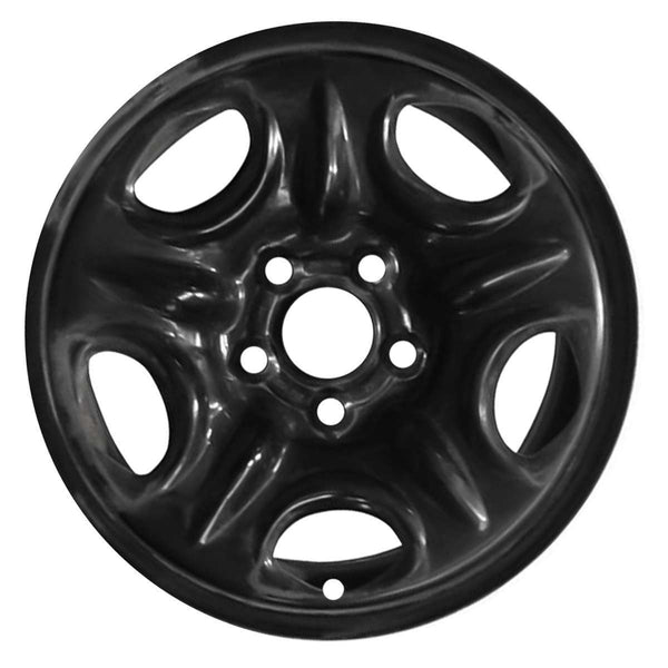 2006 mercury monterey wheel 16 black steel 5 lug w3757ab 7