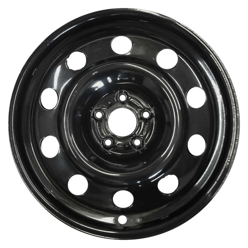 2015 ford focus wheel 17 black steel 5 lug w3942b 10