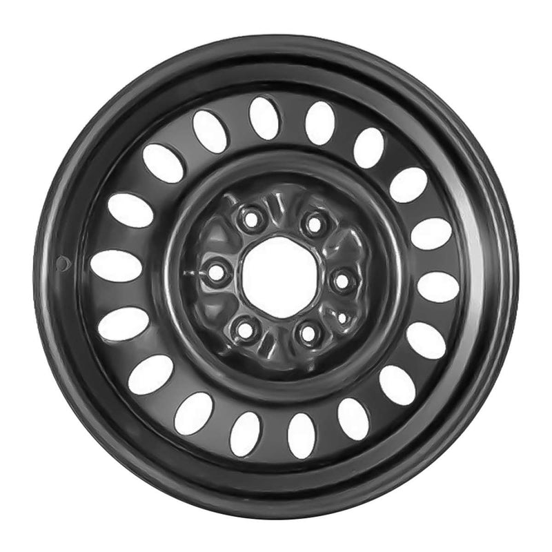 2004 chevrolet trailblazer wheel 17 black steel 6 lug rw5134b 23