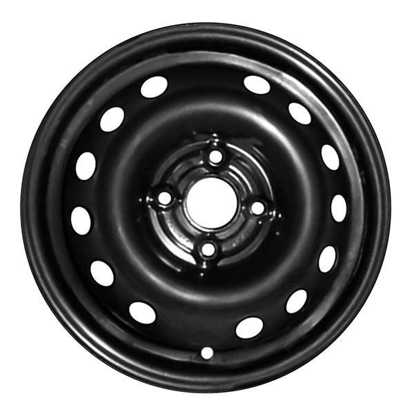 2010 suzuki swift wheel 14 black steel 4 lug w5181b 7