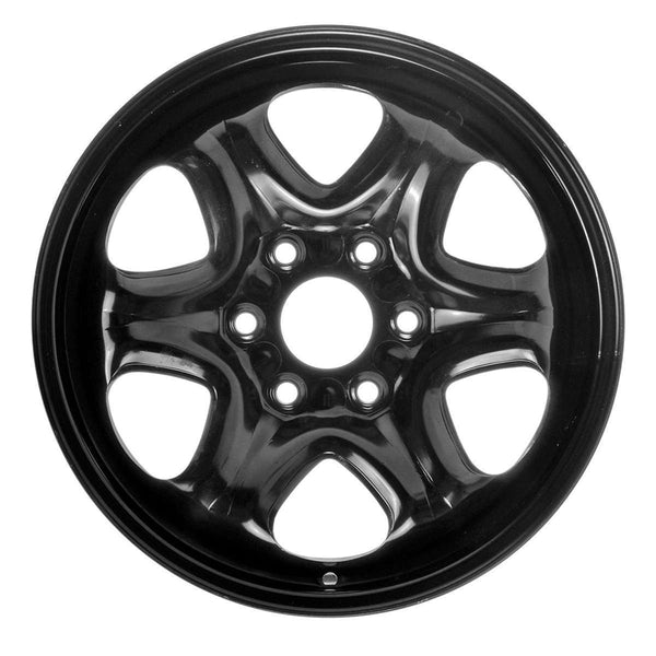 2015 chevrolet traverse wheel 17 black steel 6 lug rw5407b 7