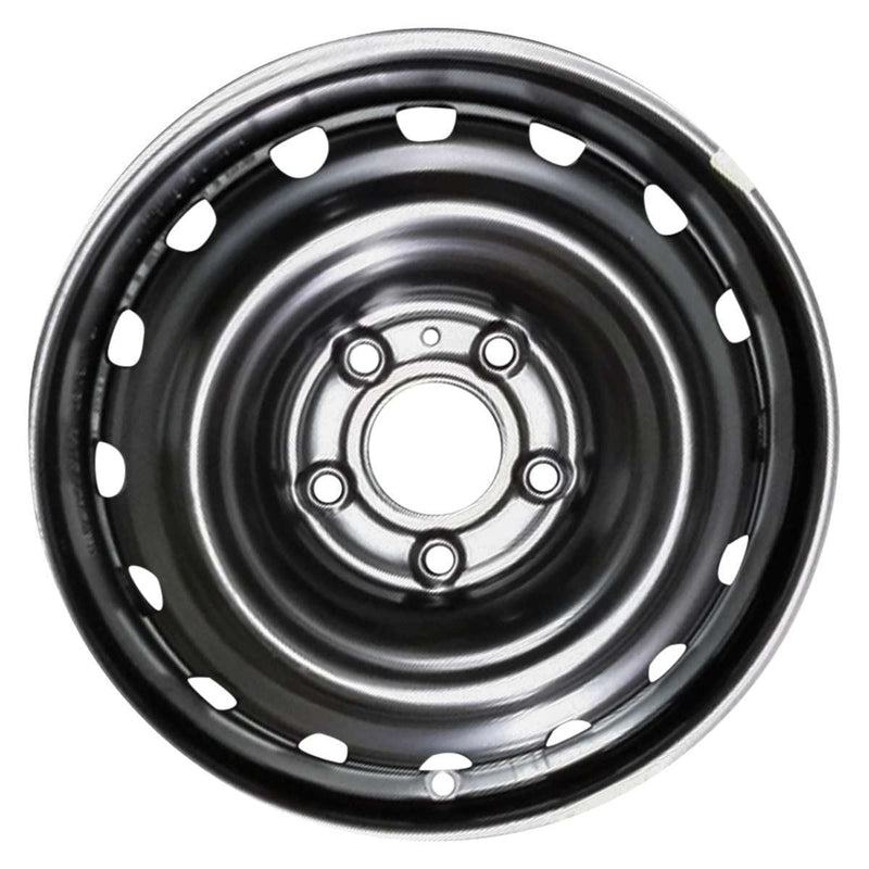 2018 chevrolet city wheel 15 black steel 5 lug w5708b 4