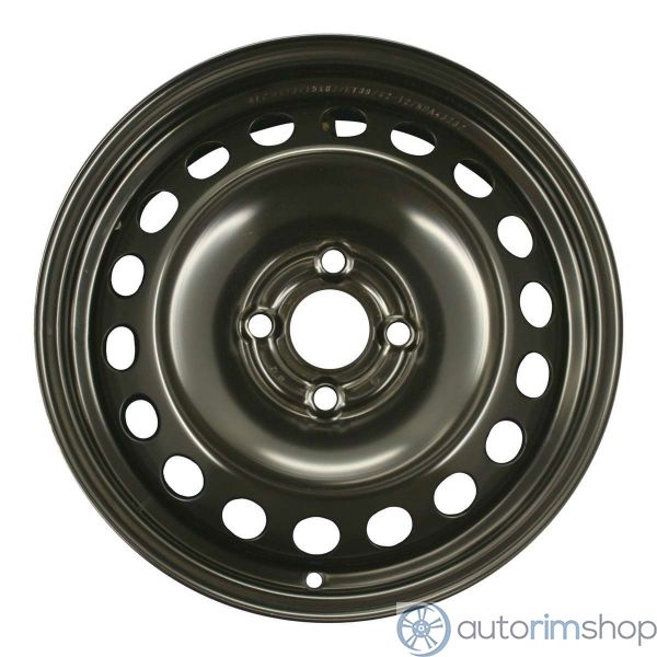 2007 chevrolet wave wheel 15 black steel 4 lug rw6624b 1