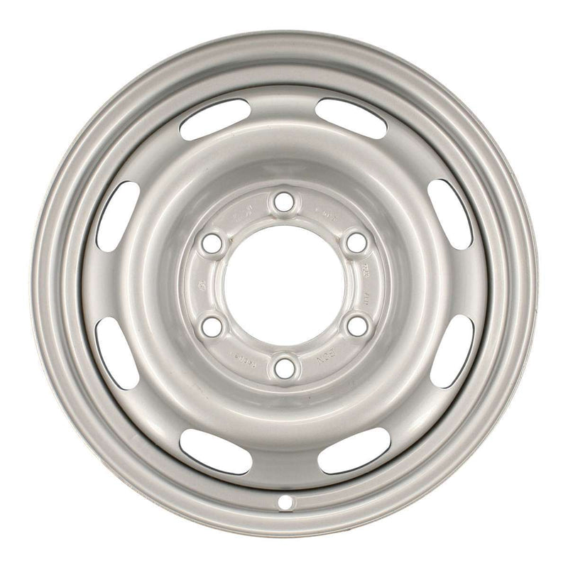 2007 gmc canyon wheel 15 silver steel 6 lug rw8061s 5