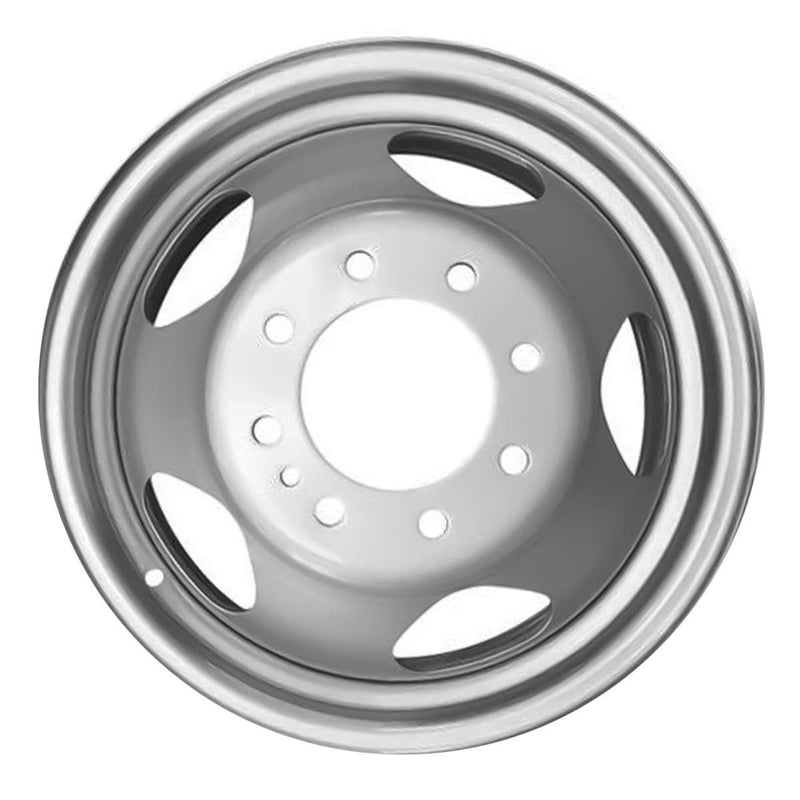 2010 chevrolet silverado wheel 17 silver steel 8 lug rw8076s 3