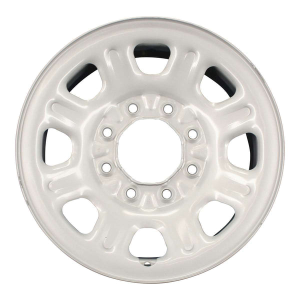 2014 chevrolet silverado wheel 18 silver steel 8 lug rw8096s 17