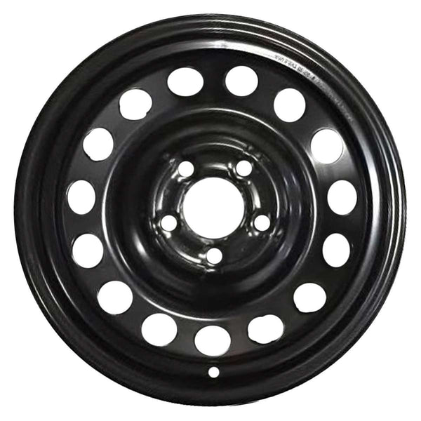 2016 chevrolet malibu wheel 16 black steel 5 lug w8114b 1