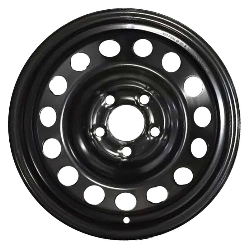 2016 chevrolet malibu wheel 16 black steel 5 lug w8114b 1