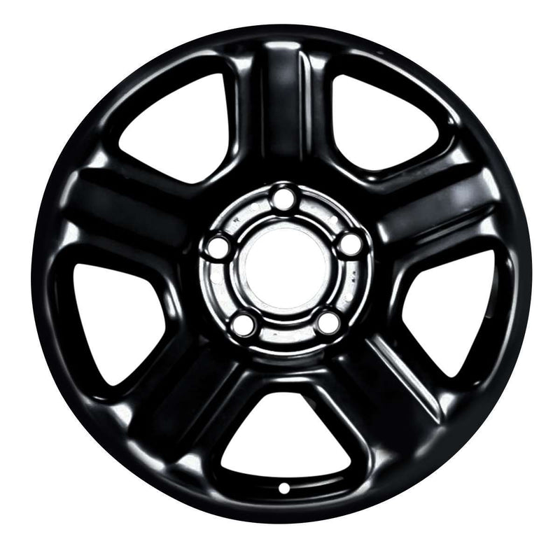 2013 Jeep Wrangler Wheel 16" Black Steel 5 Lug W9072B-7